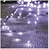 AC-DECO Guirlande Lumineuse Extérieur 30 m 300 MicroLED Blanc froid  8 jeux de lumière