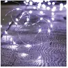 OSE Guirlande Lumineuse Extérieur 10 m 100 MicroLED Blanc froid 8 jeux de lumière
