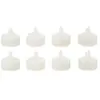 Pp No Name Lot de 8 Bougies Led Colorama 4cm Blanc