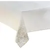 Feeric Lights And Christmas Nappe de Noël motifs Léopard - L. 140 x l. 360 cm - Blanc et doré