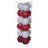 Feeric Lights And Christmas Kit déco pour sapin de Noël - 18 Pièces - Rouge et blanc
