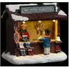 Village de Noël lumineux Stand de marché