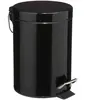 FIVE Poubelle en métal - 3 L - H 24,5 cm - Noir