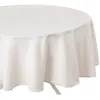 Nappe anti-tâche Lallie blanc ivoire D180cm Atmosphera Créateur D'intérieur