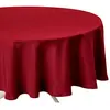 Atmosphera Créateur D'intérieur - Nappe anti-tâche rouge D180cm