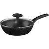 Secret de Gourmet Sauteuse avec couvercle en verre - D 24 cm - Aluminium