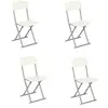 JJA Atmosphera Créateur D'intérieur - Chaise pliante pvc simili Blanche Five