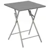 ATMOSPHERA Table pliante - 5five - 2 places - Gris - Métal - MDF - Pliable