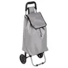 JJA Chariot de course - Non spécifié - Gris - Pliable - Ergonomique - 30 litres
