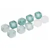 Aucune 10 glaçons réutilisables cube coloré - 115005