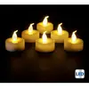 Pp No Name Set 6 Bougies lumineuses à led Blanc pailleté - Feeric Christmas
