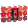 Atmosphera Comptoir de la Bougie - Lot de 30 Bougies Parfumées Nina 3,7cm Fruits Rouge