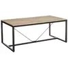 Dining Table Atmosphera Edena Natural Brown Acacia (180 x 90 x 75 cm)