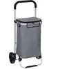 JJA Chariot de courses cadre aluminium sac fraîcheur 40 litres