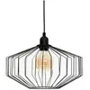 Suspension en métal azur - Atmosphera - Noir - E27 - 40 W - Ø 30,5 cm
