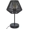 ATMOSPHERA Lampe à poser corde - H 34 cm - Noir