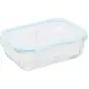 FIVE Simply Smart - Boîte de Conservation Verre Clipeat 1,1L Bleu