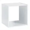 Etagère 1 case - AC-DÉCO - Bois - Blanc - 34.4x32x34.4cm
