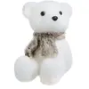 FÉÉRIC LIGHTS AND CHRISTMAS Créateur d'intérieur - Statuette Déco Ours Assis Polaire 19cm Blanc