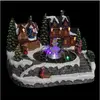 Maison de village Noël lumineuse avec enfants - Nos envies déco TU