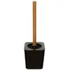 Paris Prix Five - Brosse WC noire Natureo L,11,6 x P,11,6 x H,38 cm Noir