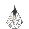 Paris Prix Suspension Filaire Flave - Métal - Ø 18 - H 24 cm - Noir