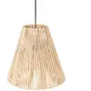 Suspension en corde - ATMOSPHERA - E27 - 40 W - Ø 30 x H. 27 cm - Beige