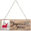 ATMOSPHERA Décoration de Noël à suspendre en bois Jeanne - Beige TU
