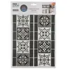Paris Prix Atmosphera Créateur D'intérieur - Lot de 2 stickers carrelages frisés noirs