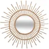 Atmosphera - Miroir mural rotin scandi Universalis - Diam. 76 cm - Universalis