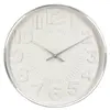 ATMOSPHERA Créateur d'intérieur - Horloge Murale Contemporain 40cm Argent