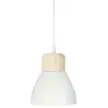 Atmosphera - Suspension métal Desy blanc D15cm créateur d'intérieur