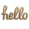 Mycrazystuff Sticker Ballon Hello 22x40cm Or