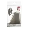 SG Secret de Gourmet Poche à douille - 5five - Modèle TPU - 4 douilles inox - 31,5 x 17 cm - Gris