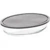 Secret De Gourmet - Récipient alimentaire en verre, 30 x 21 cm, ovale