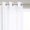 Atmosphera Créateur D'intérieur - Voilage Etamine - 140 x 240 - 140 x 240 - Blanc
