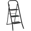 FIVE Escabeau pliant sur 3 niveaux - Acier - Gris - Charge max 150 kg