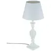 Atmosphera Lampe ? Poser Pied En Bois Patin? Blanc H 55 Cm
