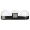 Atmosphera Créateur D'intérieur - Bougie boule rustique Many blanc 88g