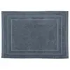 Atmosphera Tapis de salle de Bain en coton Gris fonc? 50 x 70 cm