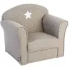 Fauteuil enfant Classique gris taupe Atmosphera créateur d'intérieur