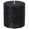 Atmosphera Créateur D'intérieur - Bougie rustique noir 220g