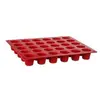 Paris Prix 5 Five - Moule 30 cannelés silicone rouge - 30.6x23.2x4 cm T.U