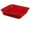 Moule à gâteau - FIVE - 24 cm - Silicone - Rouge - Poignées ergonomiques