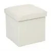 Pouf pliant "Lysandre" beige - Beige - Atmosphera createur d'interieur