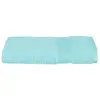 Atmosphera Serviette de toilette en coton - 50 x 90 cm - Bleu Turquoise