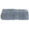 Atmosphera Créateur D'intérieur - Serviette invité Essentiel coton gris 30x50cm