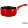 FIVE Casserole en aluminium - D. 18 cm - À induction - Rouge