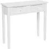 Atmosphera Console Traditionnelle En Bois Charme - L. 80 X H. 76 Cm - Blanc