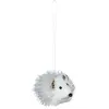 Feeric Lights & Christmas Sujet de Noël Hérisson Givré "Cocon" 9cm Blanc